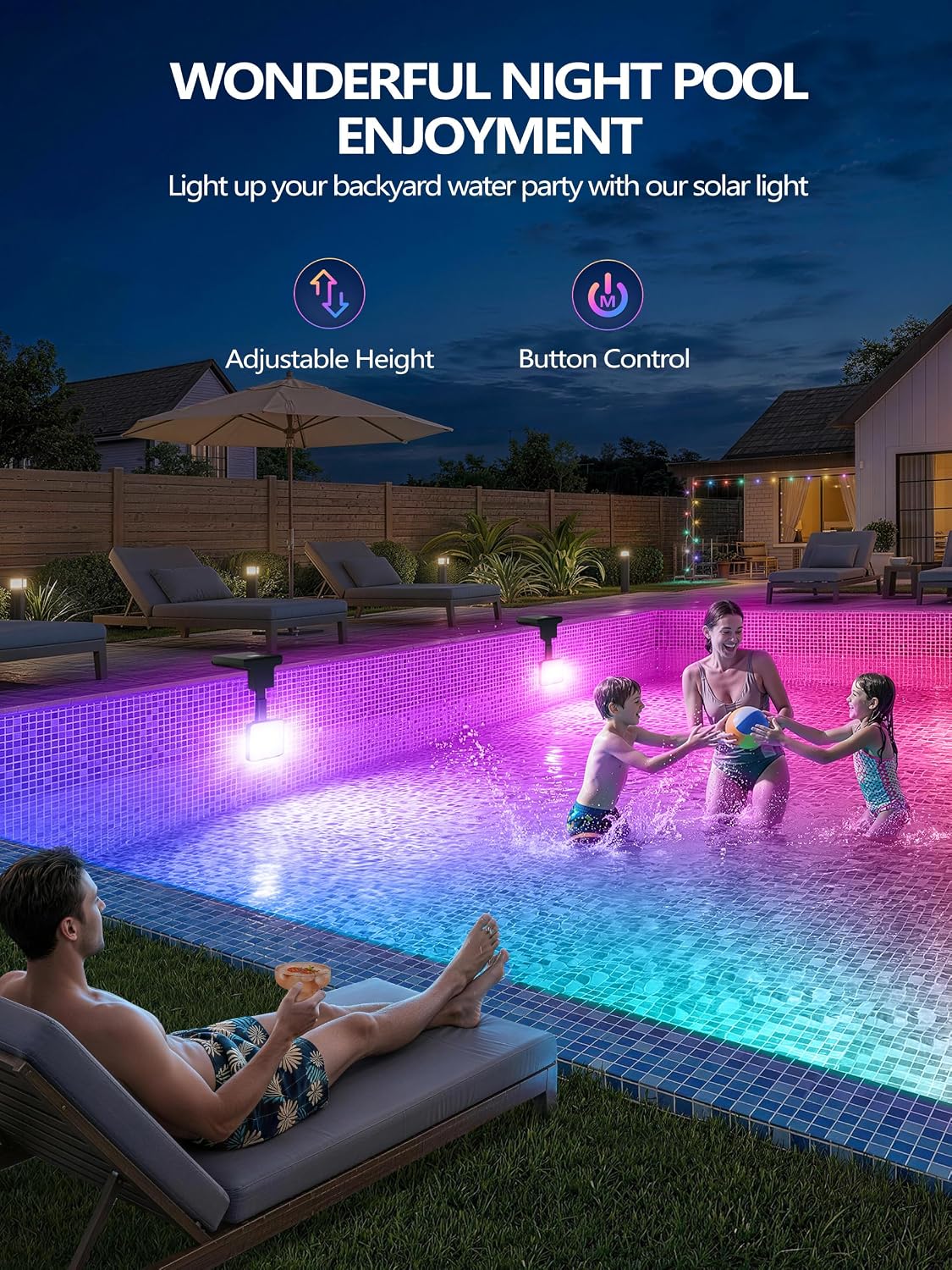 Thumbnail 4 de DeeprBlu 2 en 1: Luz solar para piscina y termómetro con control remoto