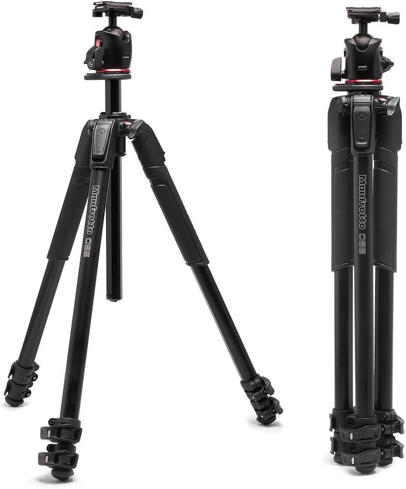 Thumbnail 5 de Manfrotto Kit Treppiede 055XPRO a 3 Sezioni con testa su 3 assi in alluminio