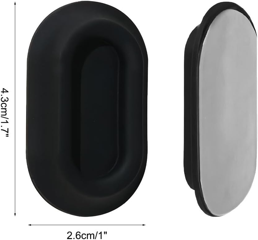 Detalle de Magnetic Remote Control Holder, 5-Pack | Self-Adhesive Silicone Wall Mounts for Remote, Toothbrushes and More