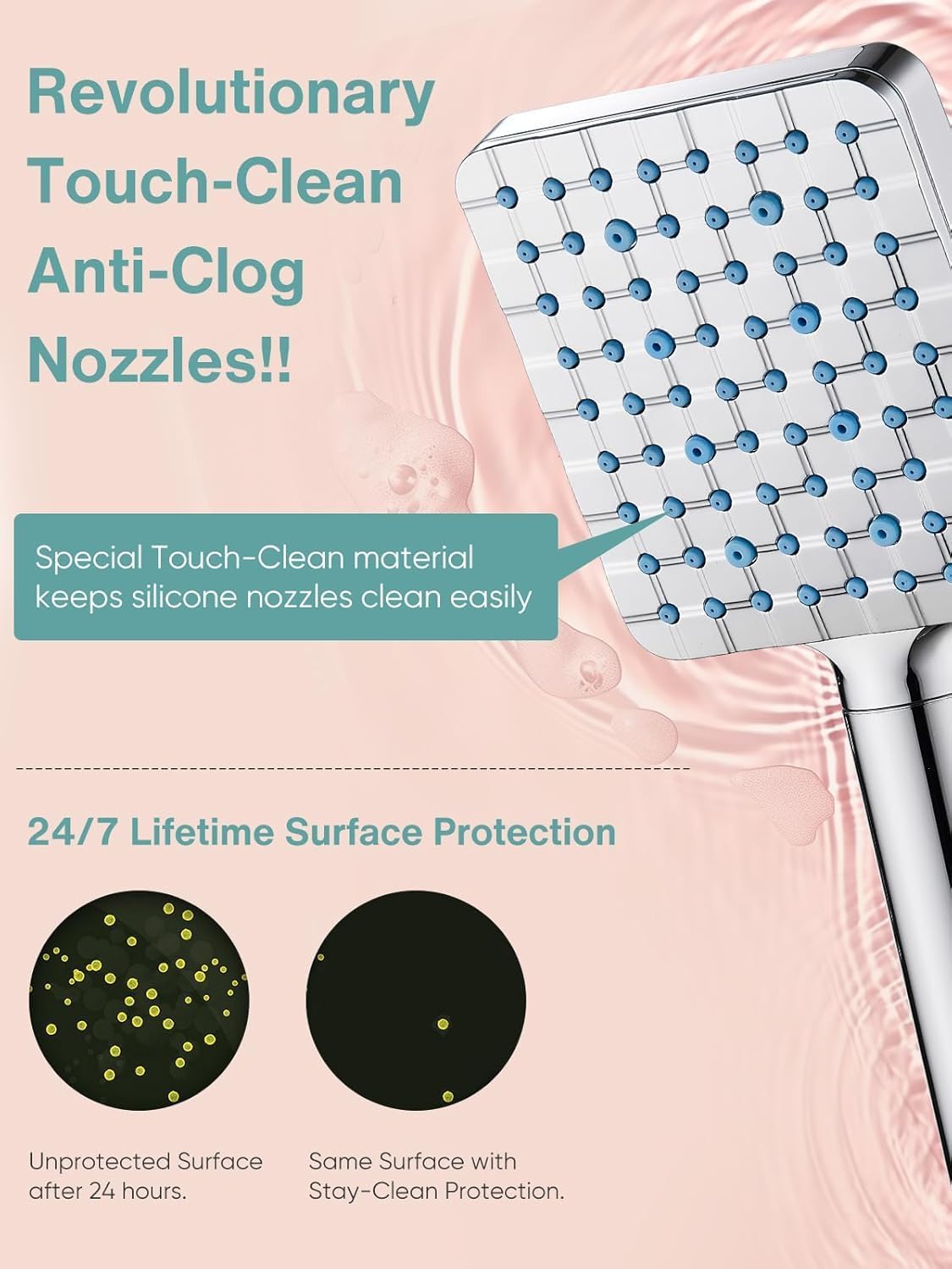 Thumbnail 5 de Cobbe Hard Water Filter Shower Head 20-stage