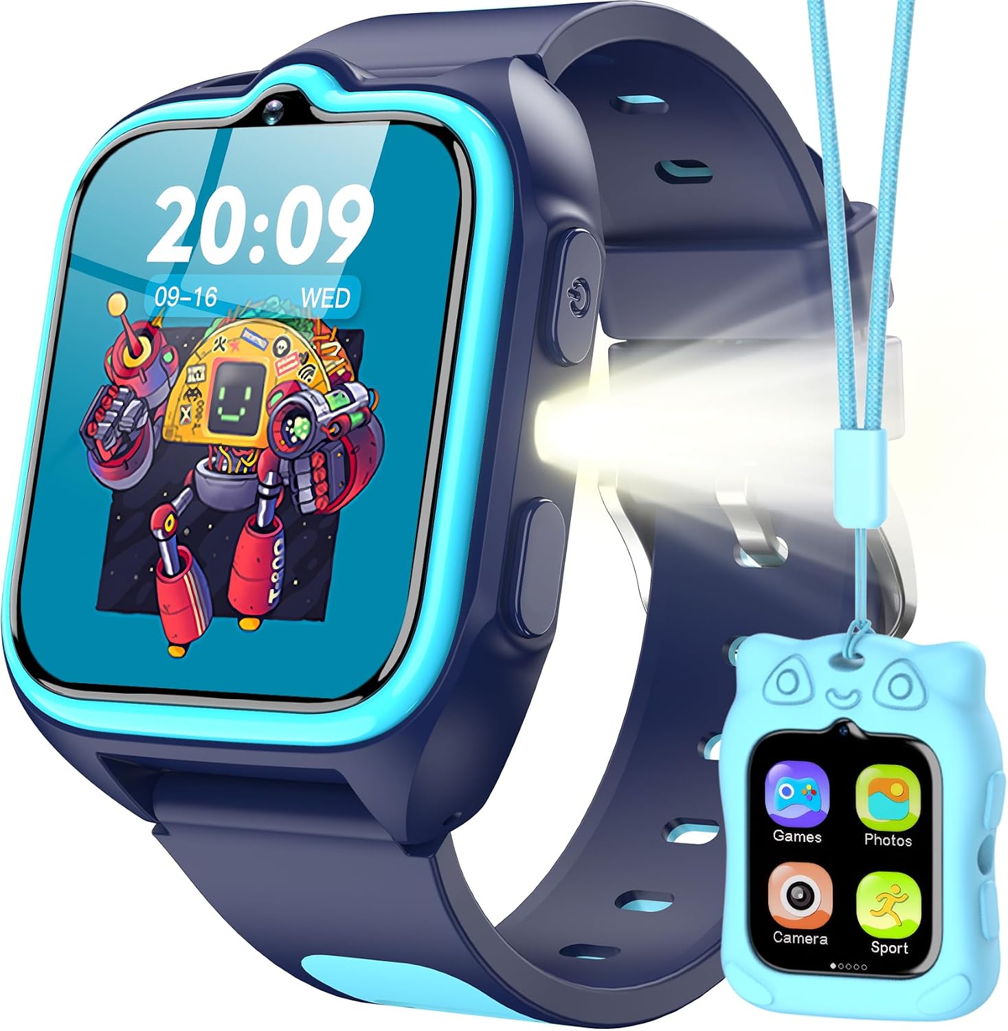 Blackview Kids Smart Watch — No App Needed, 1.75" Fitness & Learning Watch for 5–16