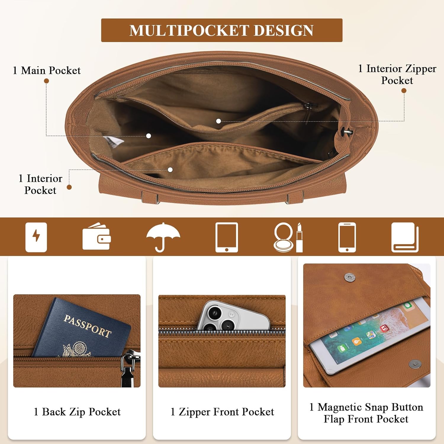 Thumbnail 2 de RAINSMORE Cross Body Bag Women
