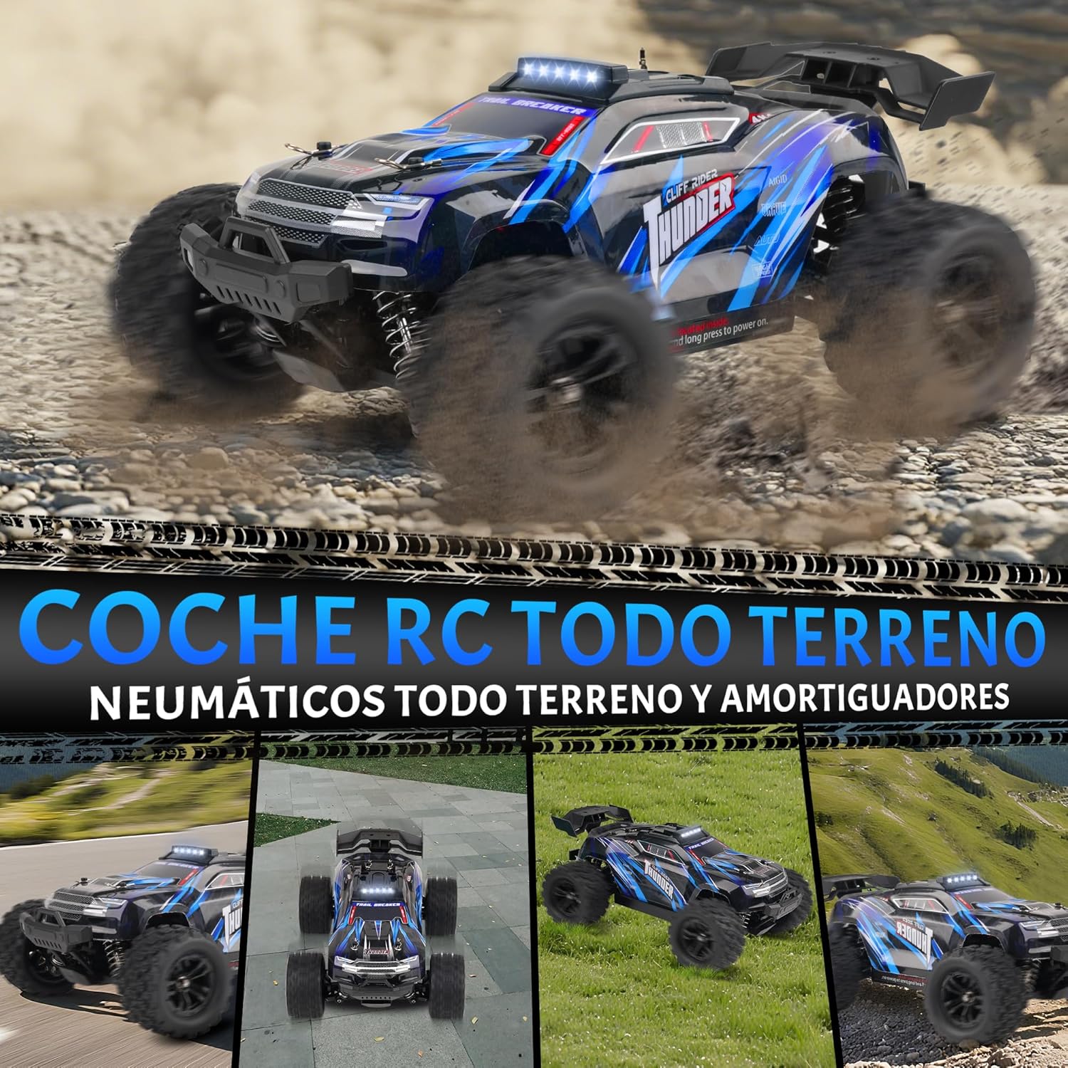 Thumbnail 2 de Joytreky Coche Teledirigido 1:18 40 km/h