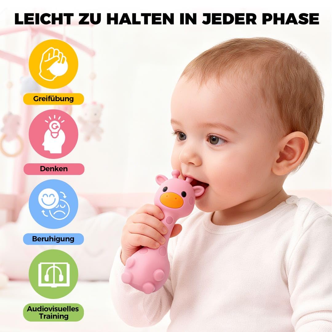 Thumbnail 6 de farout Giraffe Beißring BPA frei – Rassel & Greifling für Babys ab 3 Monaten