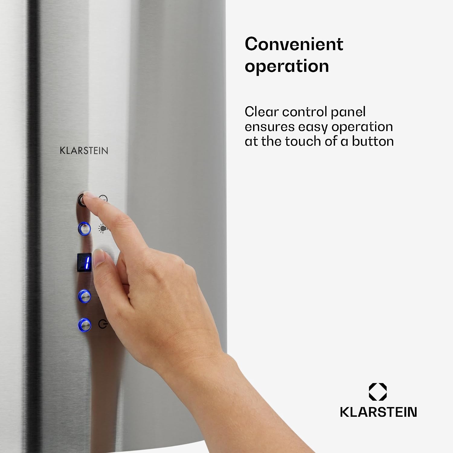 Thumbnail 4 de Klarstein 10035165 – okap wyspowy 522 m³/h, LED, 3 biegi