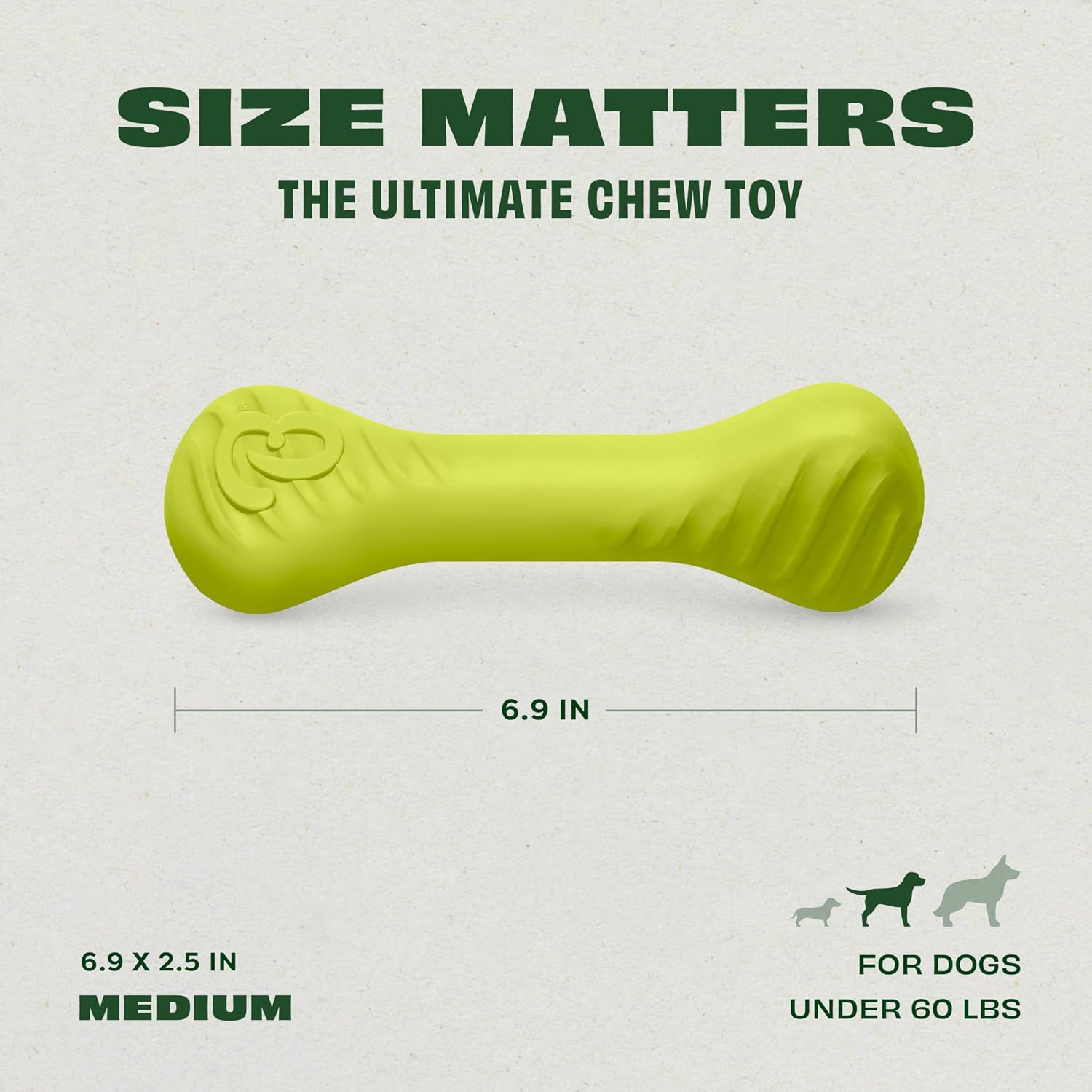 Thumbnail 4 de Benebone Natural Rubber Dog Bone Chew Toy – 100% Natural Rubber