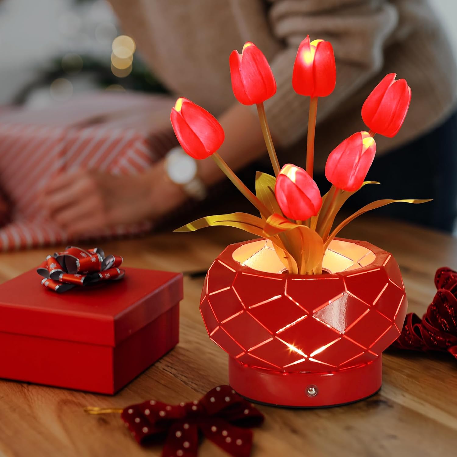Thumbnail 6 de AMWGIMI Tulip Touch Table Lamp 3-Color Dimming