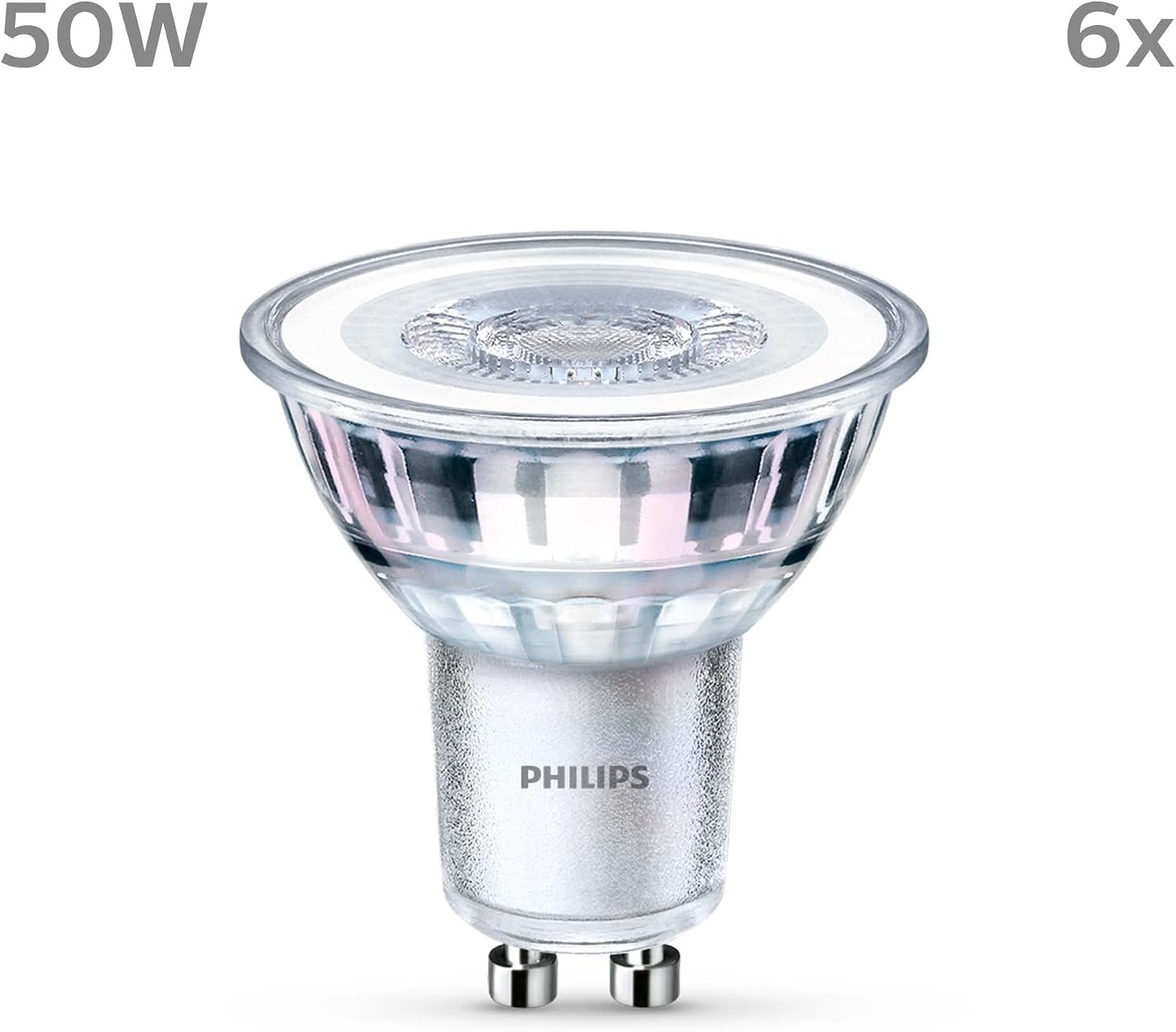Thumbnail 1 de Philips Bombilla LED GU10 50W Pack 6
