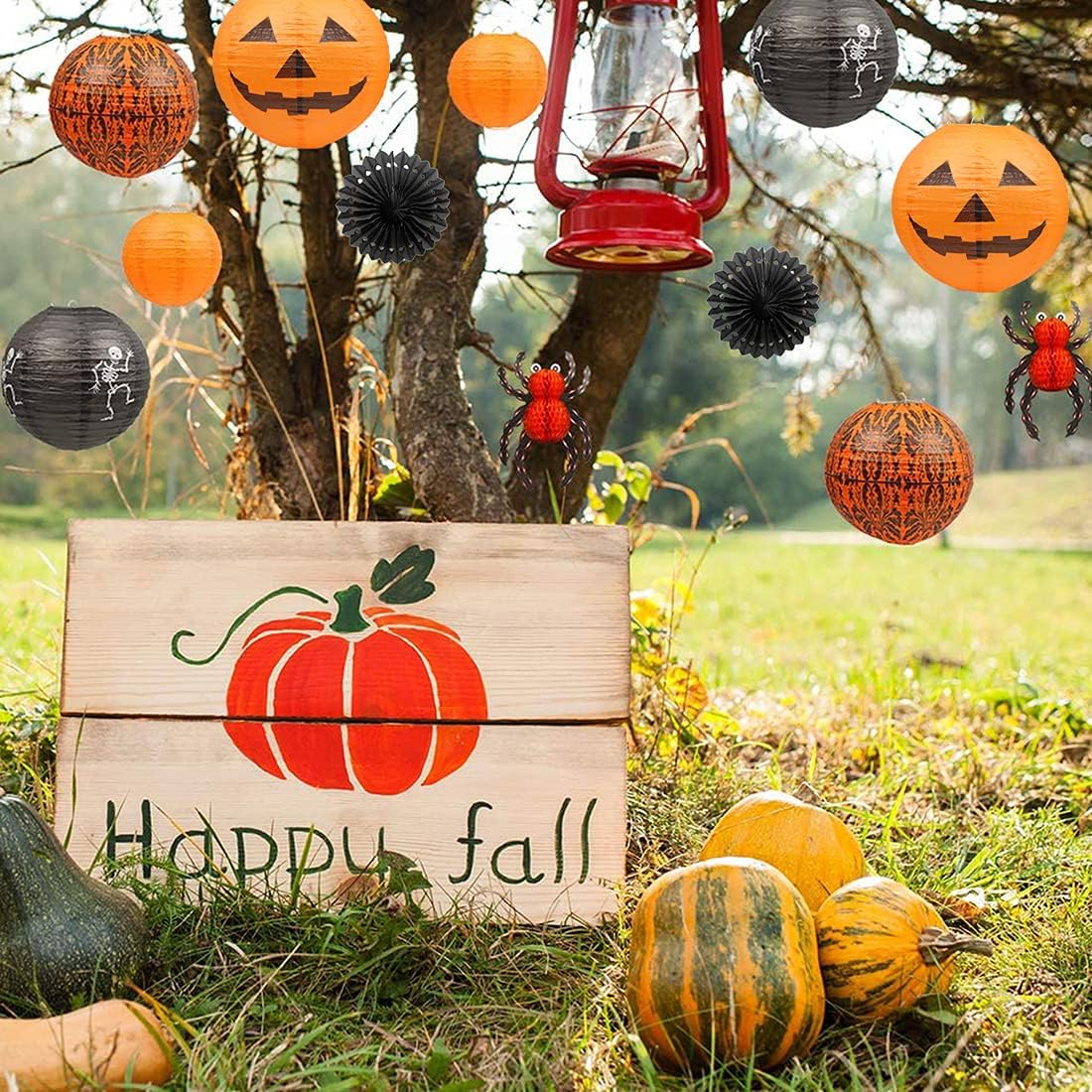 Detalle de UNIQOOO Halloween hanging decorations 12-piece set