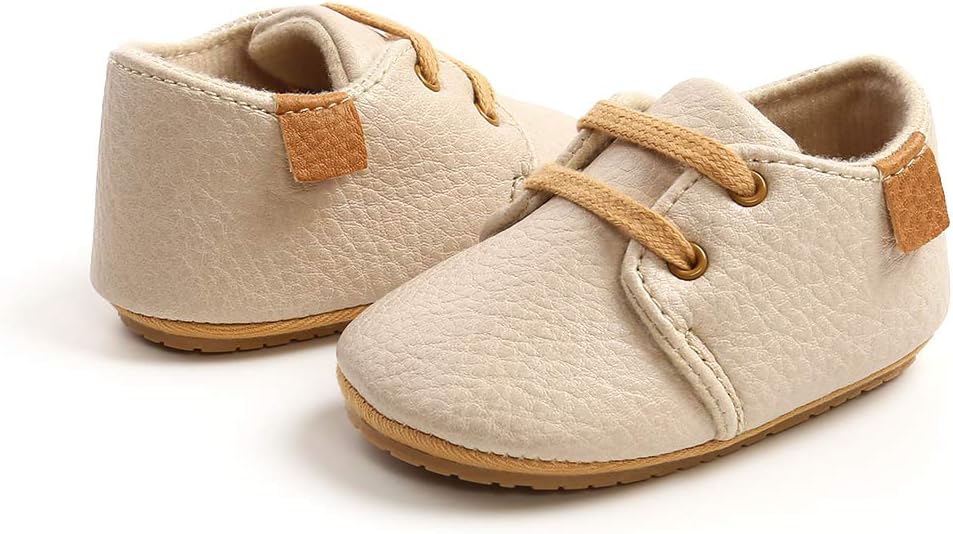 Detalle de RVROVIC Baby Sneakers: Anti-Slip Oxford Flats for Infants and Toddlers