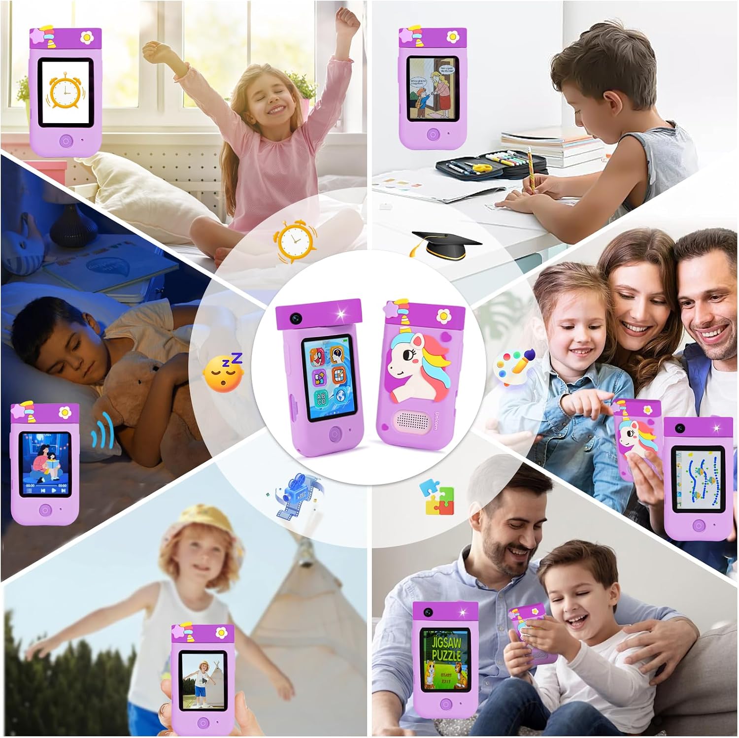 Thumbnail 3 de ARNSSIEN A200 smartphone infantil cámara 180°