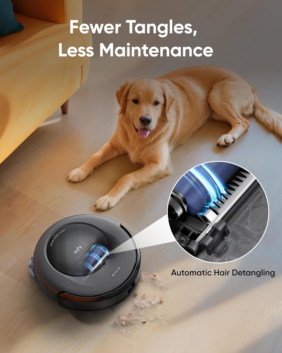 Detalle 2 de eufy T2280-Renewed C20 Omni Robot Vacuum and Mop, 7,000 Pa, All-in-One Station