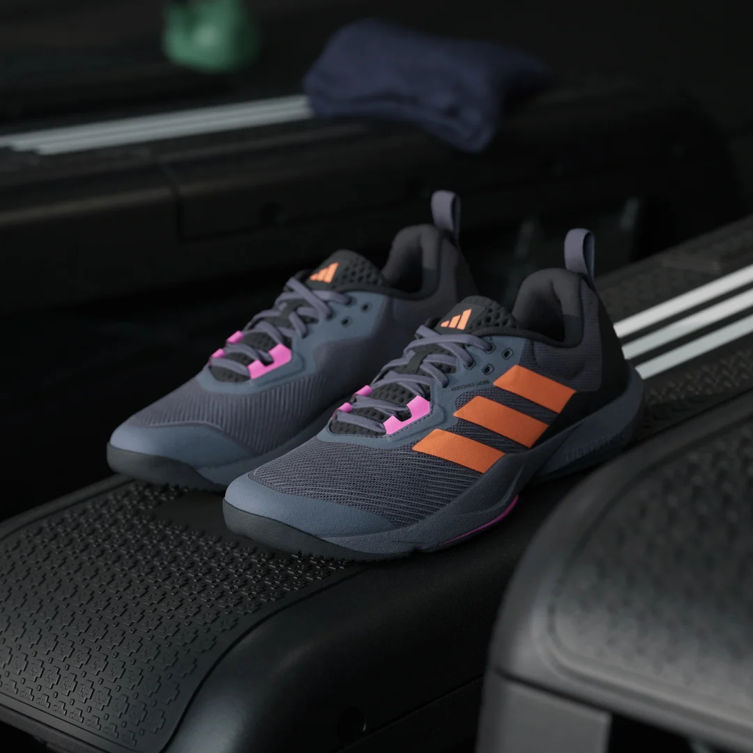 Detalle de Adidas Zapatilla Rapidmove 2: gris práctico para uso diario y entrenamiento ligero