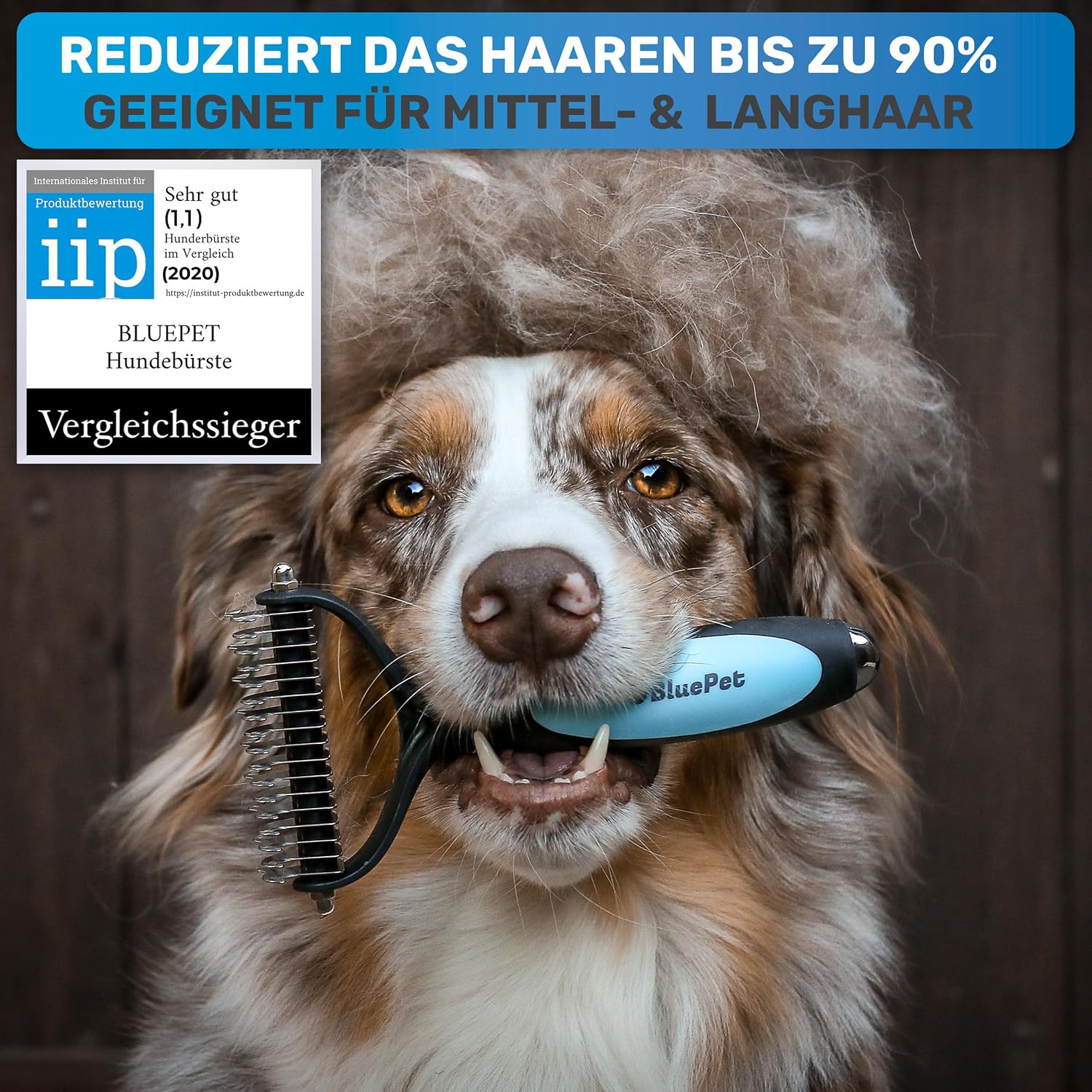 Detalle 2 de BluePet Unterwollbürste langhaar