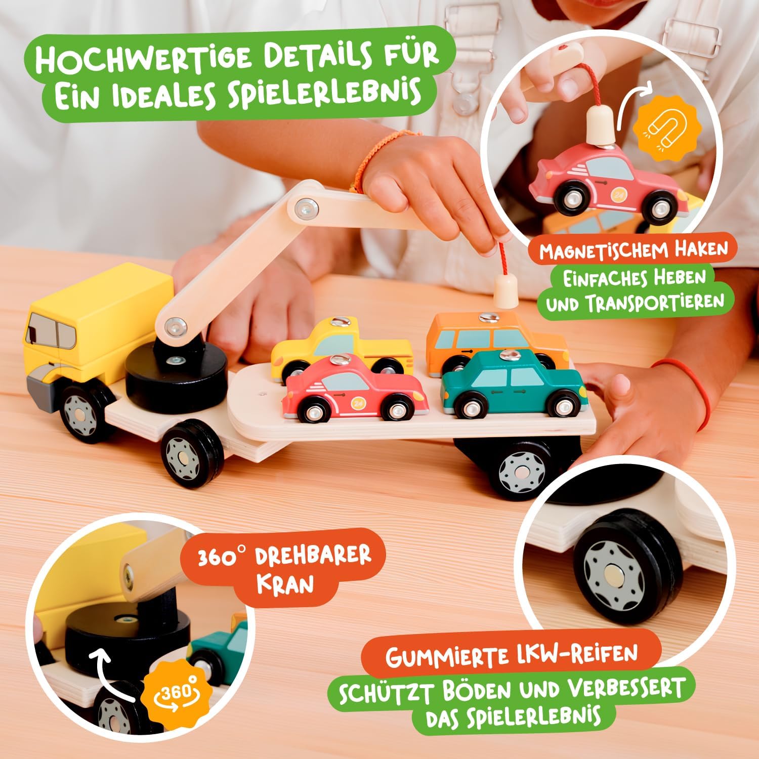 Thumbnail 2 de Nene Toys Autotransporter ab 2 Jahren 🚚