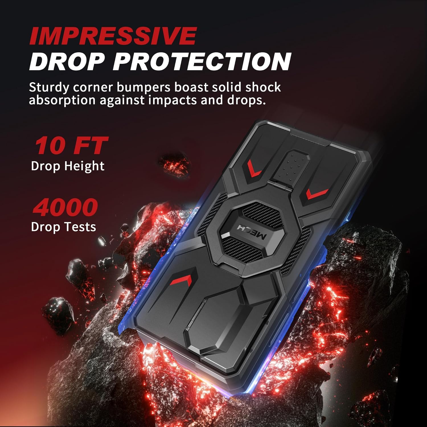 Thumbnail 6 de TONGATE Magnetic Stand Case for Samsung Galaxy S26 Ultra (MagSafe compatible) with Kickstand, Camera Cover & Belt Clip, Black