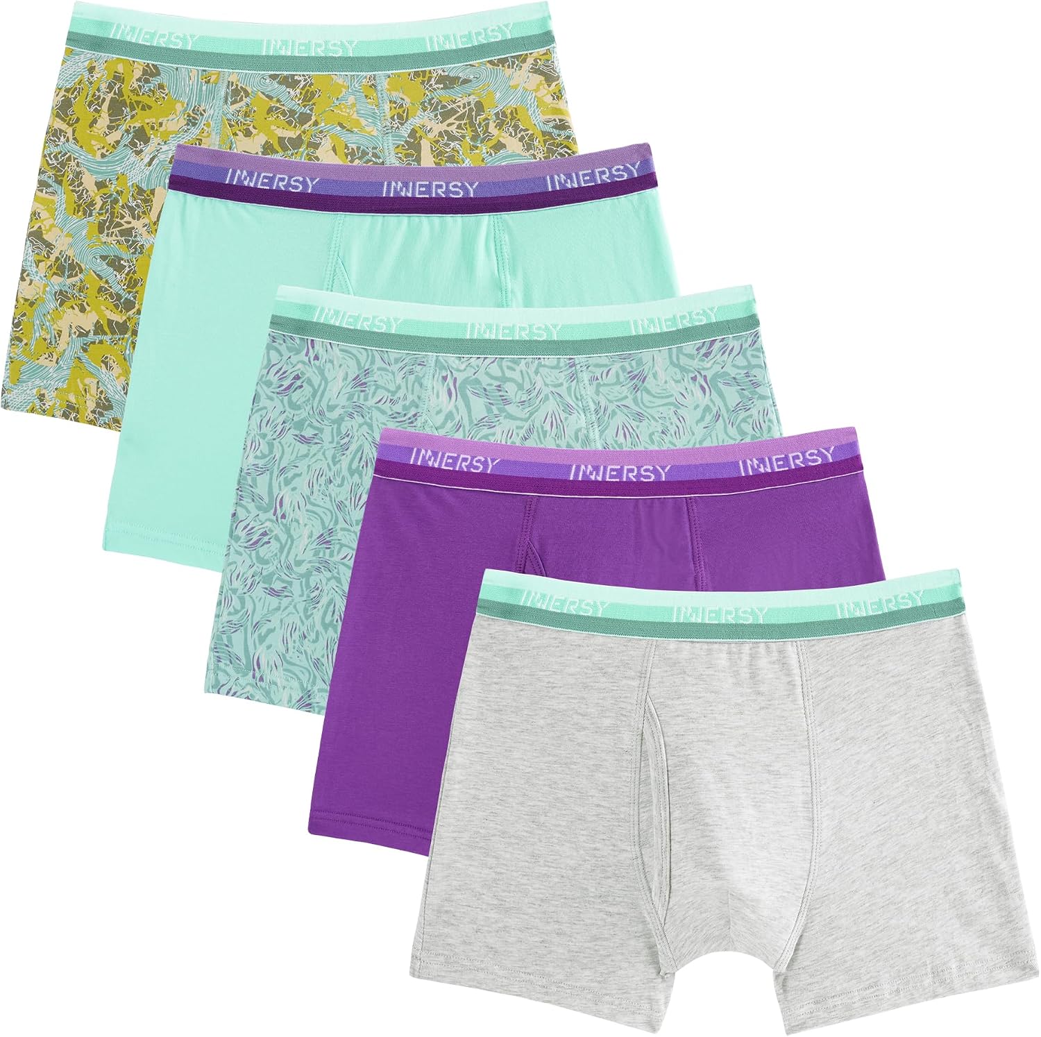 Thumbnail 6 de INNERSY Jungen Boxershorts 5er Pack Baumwolle