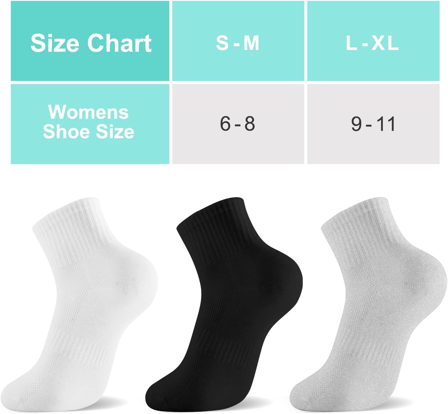 Thumbnail 5 de Ipletix Women's Ankle Socks, 6 Pairs