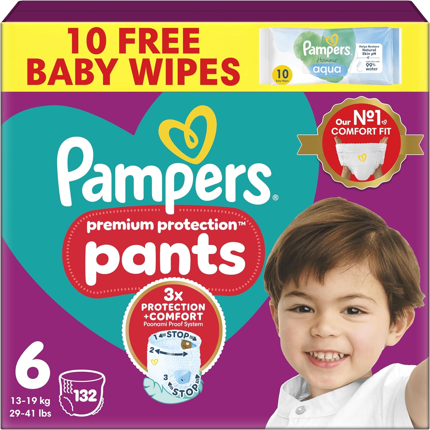Detalle de Pampers Premium Protection Size 6 ๐ถ