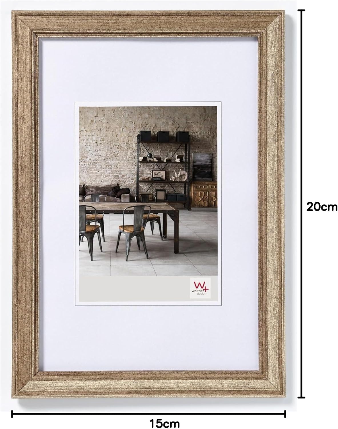 Thumbnail 3 de Walther Design steel picture frame (15 x 20 cm) Lounge Design Frame JA520D