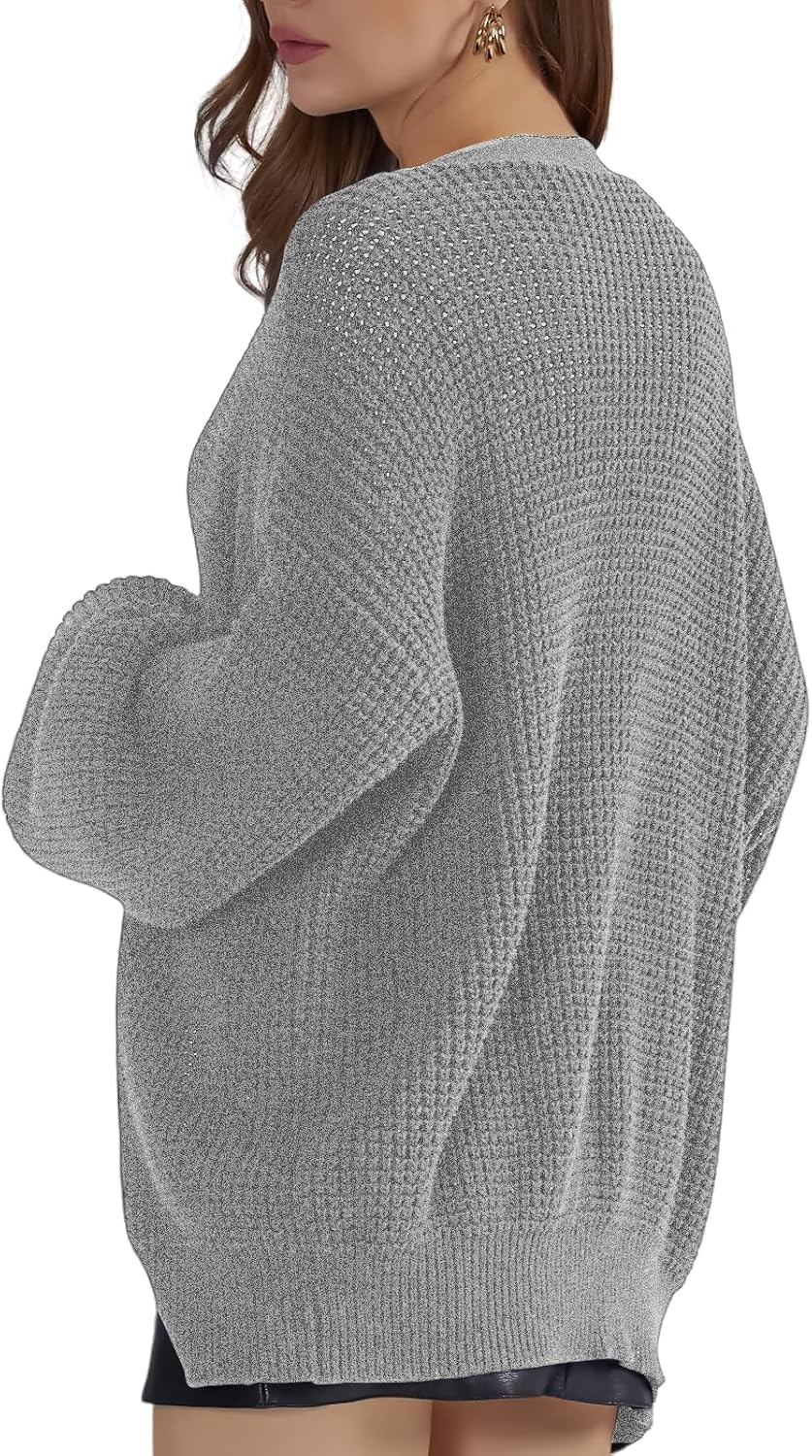 Detalle 2 de QUALFORT oversized cotton cardigan 100% cotton