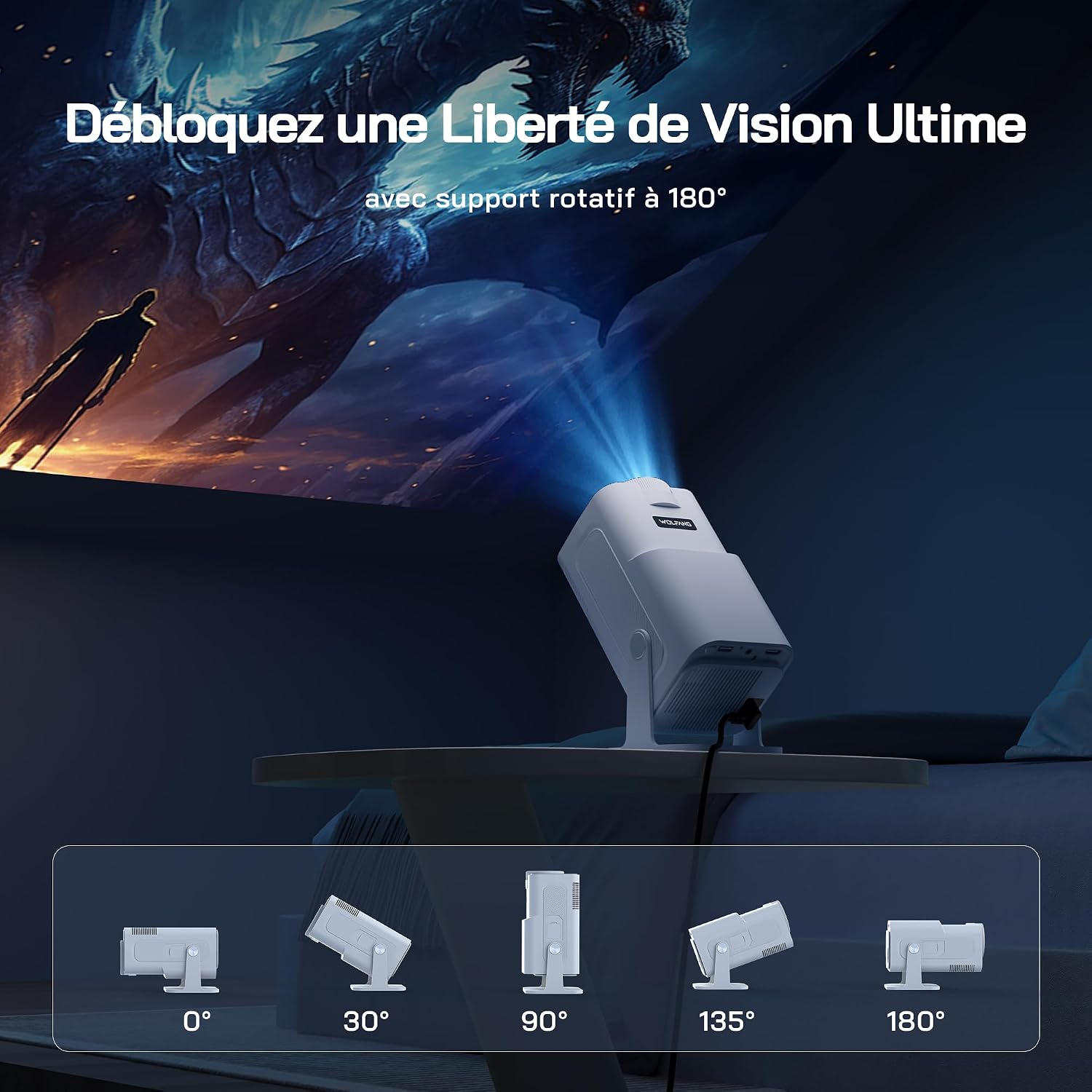 Thumbnail 4 de WOLFANG 4K Videoprojecteur 26000 lm đź“˝