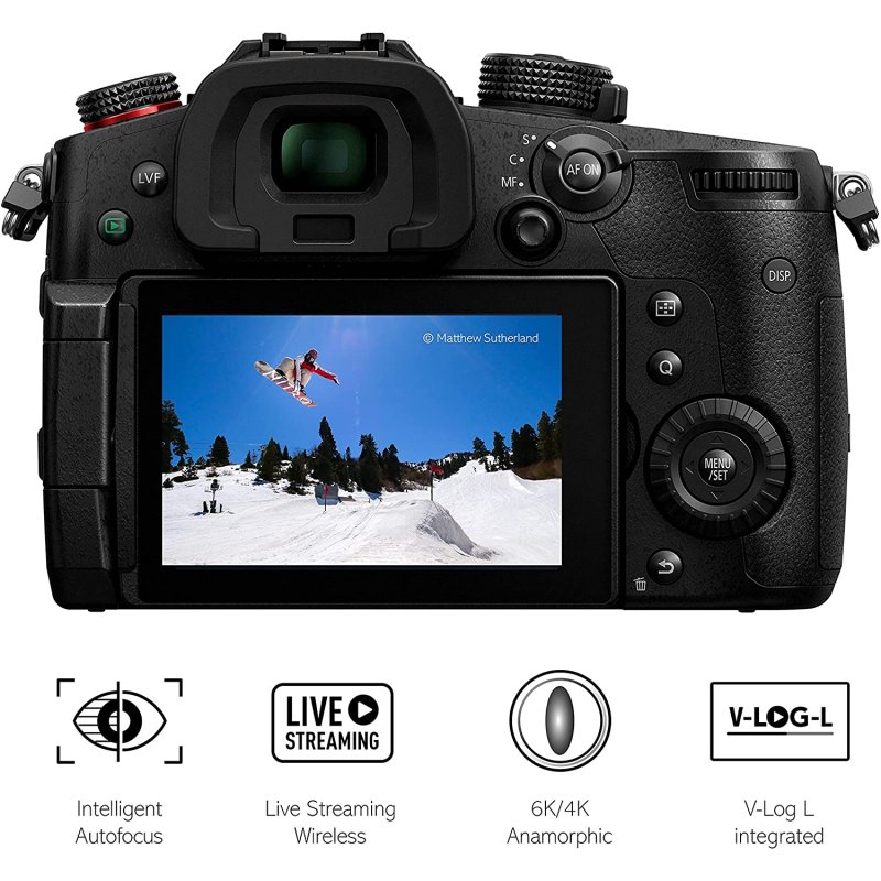 Detalle de Panasonic Lumix GH5 II (GH5M2), cámara híbrida de 20,3 MP y vídeo 4K