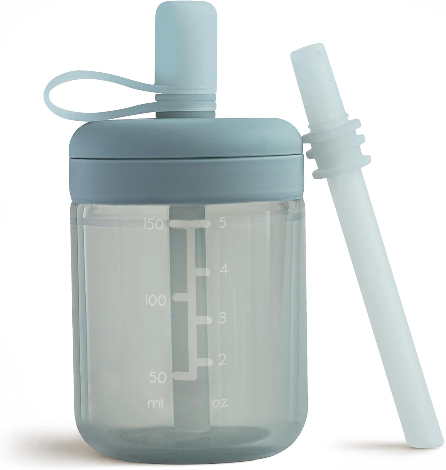 Thumbnail 3 de Moonkie Baby Straw Cup with Silicone Vent and 2-Pack (5 oz) – BPA-Free, Drop-Proof Sippy for 6 Months+