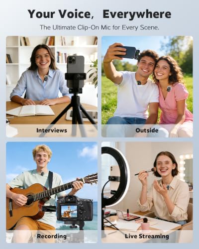 Thumbnail 6 de Bayanbulu Wireless Lavalier Microphone for iPhone, Android & Cameras