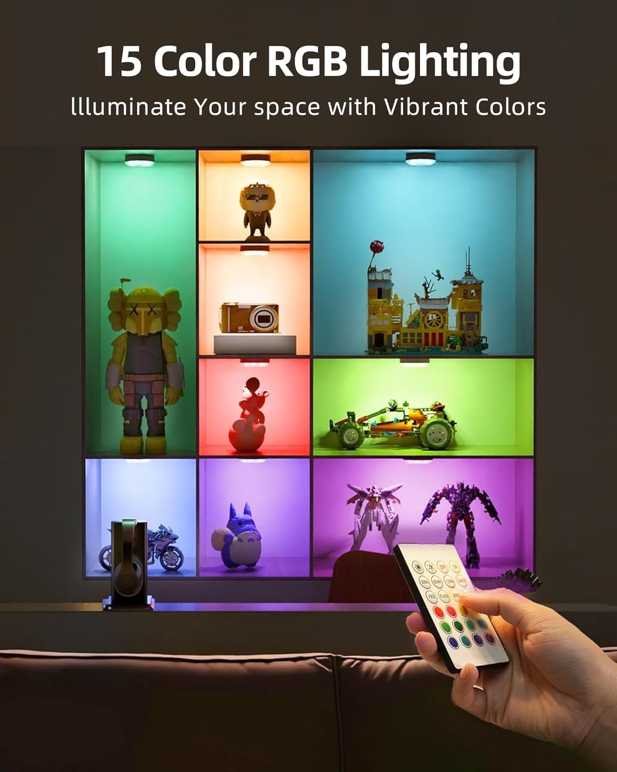 Thumbnail 4 de EZVALO 6-Pack Under Cabinet Light with Remote
