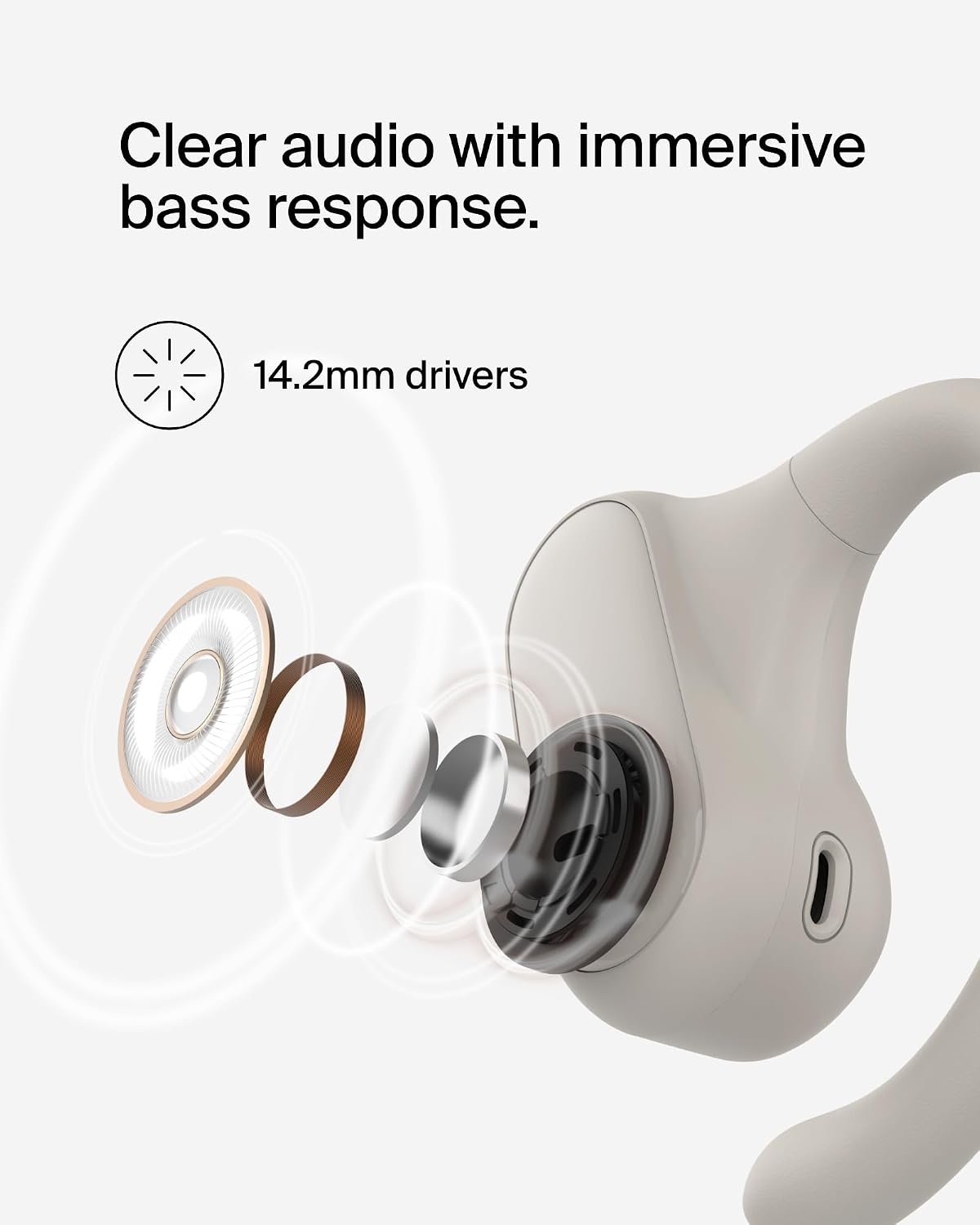 Thumbnail 6 de Belkin SoundForm ClearFit open‑ear headphones, 26H