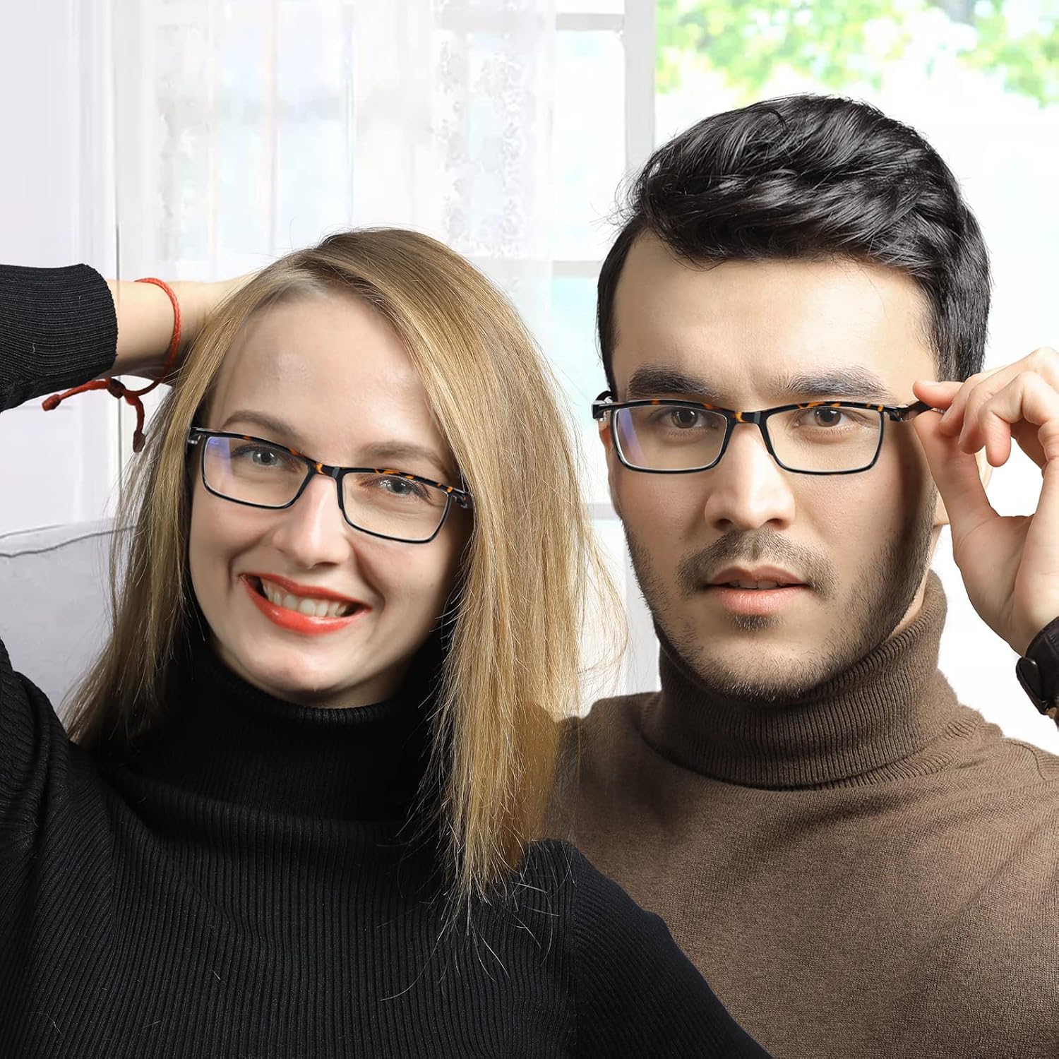 Thumbnail 4 de LUFF 4Pcs Anti-Blue-Ray-Lesebrille: Ultraleicht, 4er Pack mit umfangreichem Set