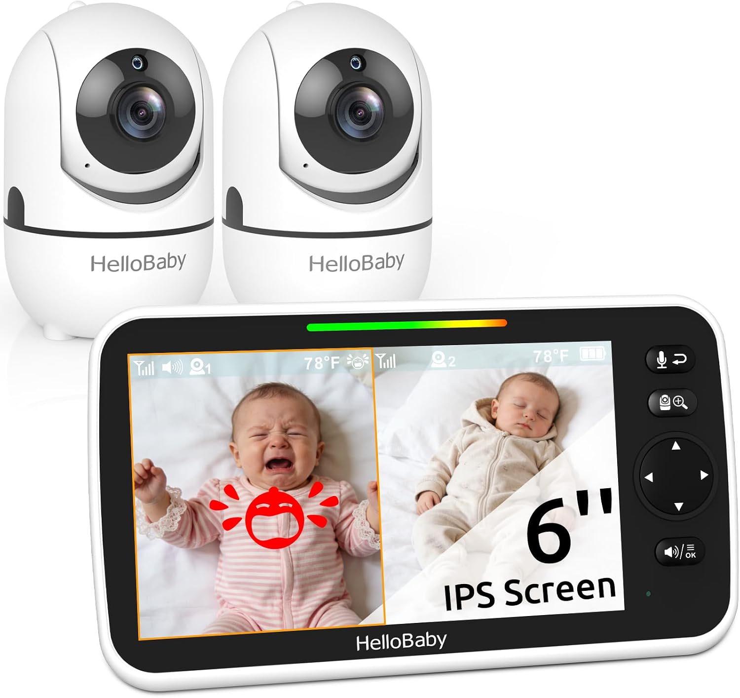 Thumbnail 5 de HelloBaby HB6550 Baby Monitor 5-inch