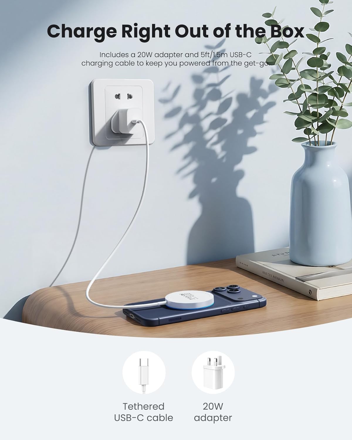 Thumbnail 5 de Magnetic Wireless Charger 20W MagSafe for iPhone & AirPods