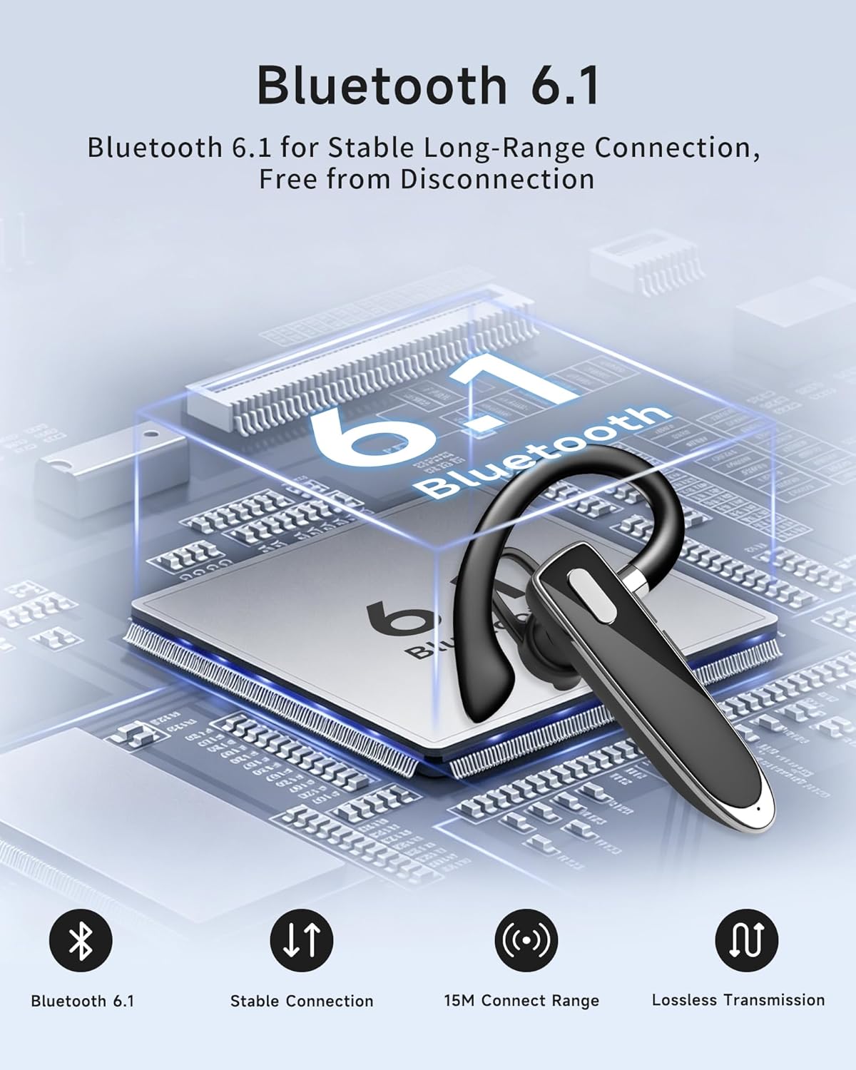 Thumbnail 3 de EUQQ In-Ear Wireless Headset 530-2: Solid everyday Bluetooth for calls and music