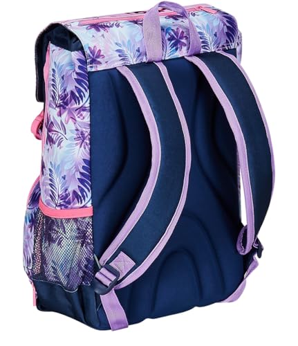 Detalle 2 de Seven Zaino Scuola Estensibile Disney - LILO & STITCH 2CUTE, Azzurro Rosa, 33 L