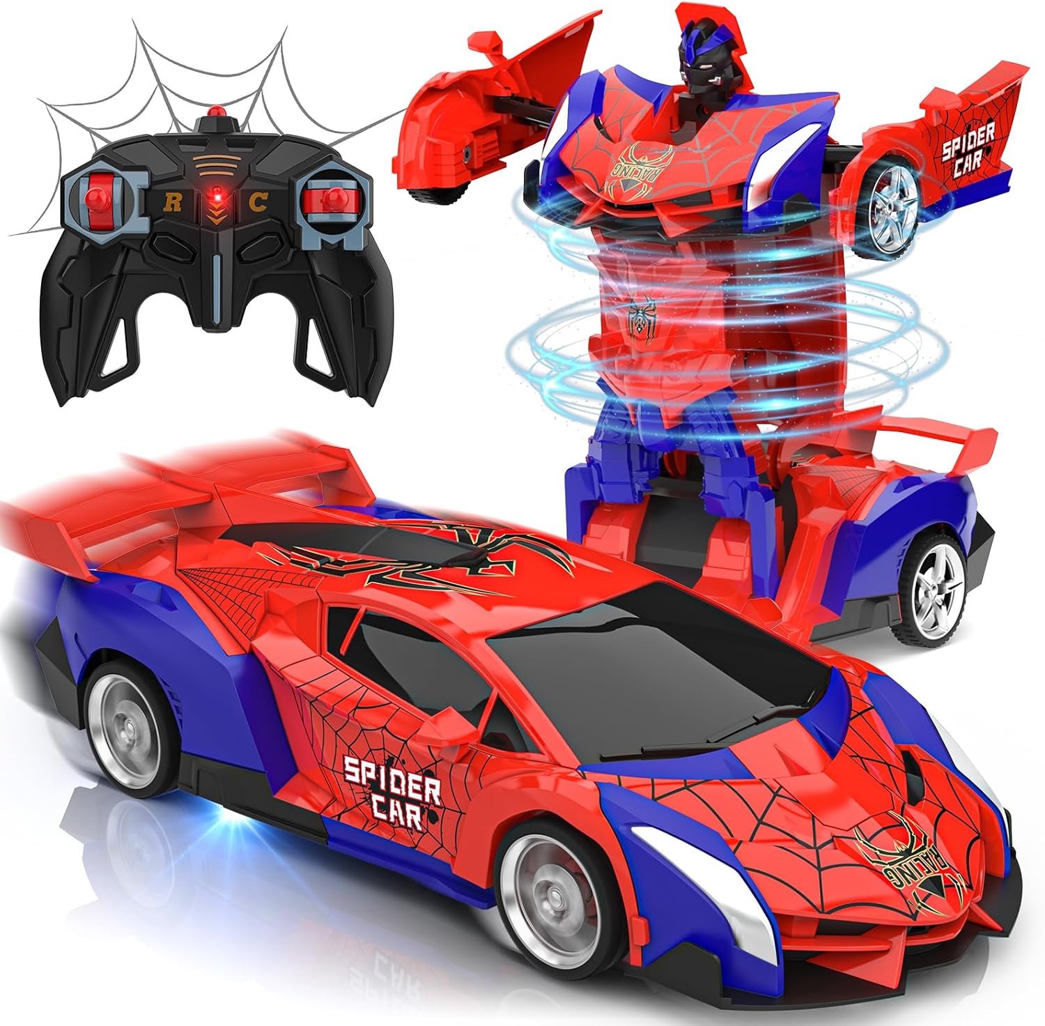 Detalle de Coche Teledirigido 2 en 1 Transformable 500mAh