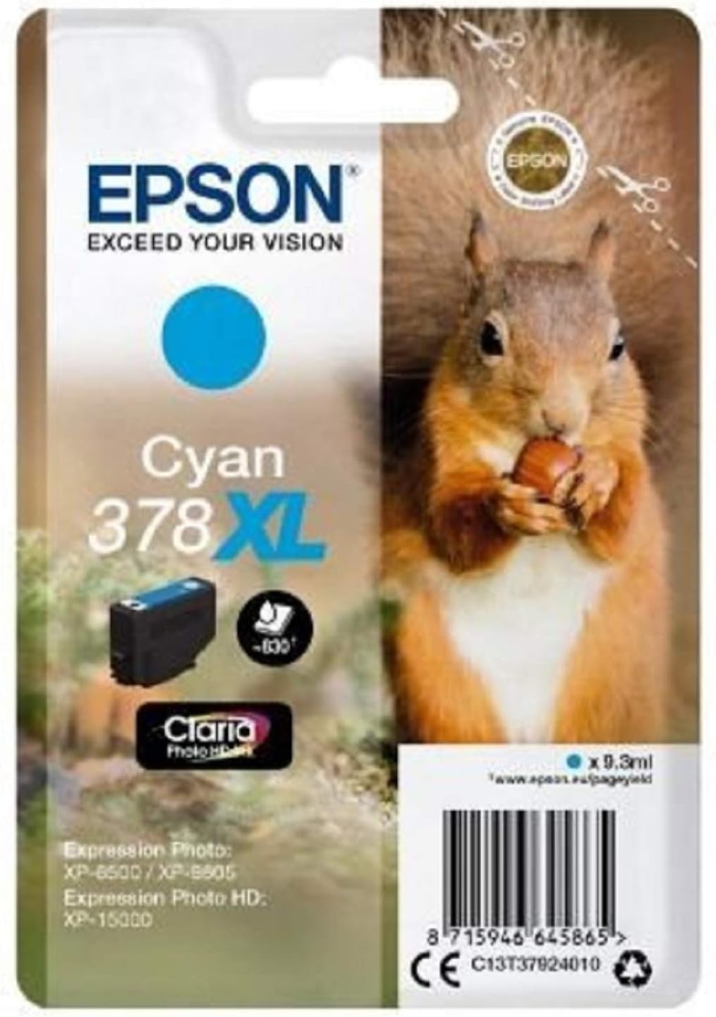 Thumbnail 6 de Epson 378 Scoiattolo Claria Photo HD XL Nero: cartuccia originale getto d’inchiostro