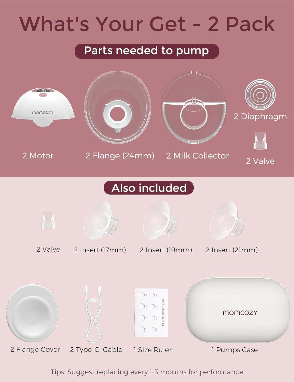 Thumbnail 6 de Momcozy M5 wearable breast pump 232g