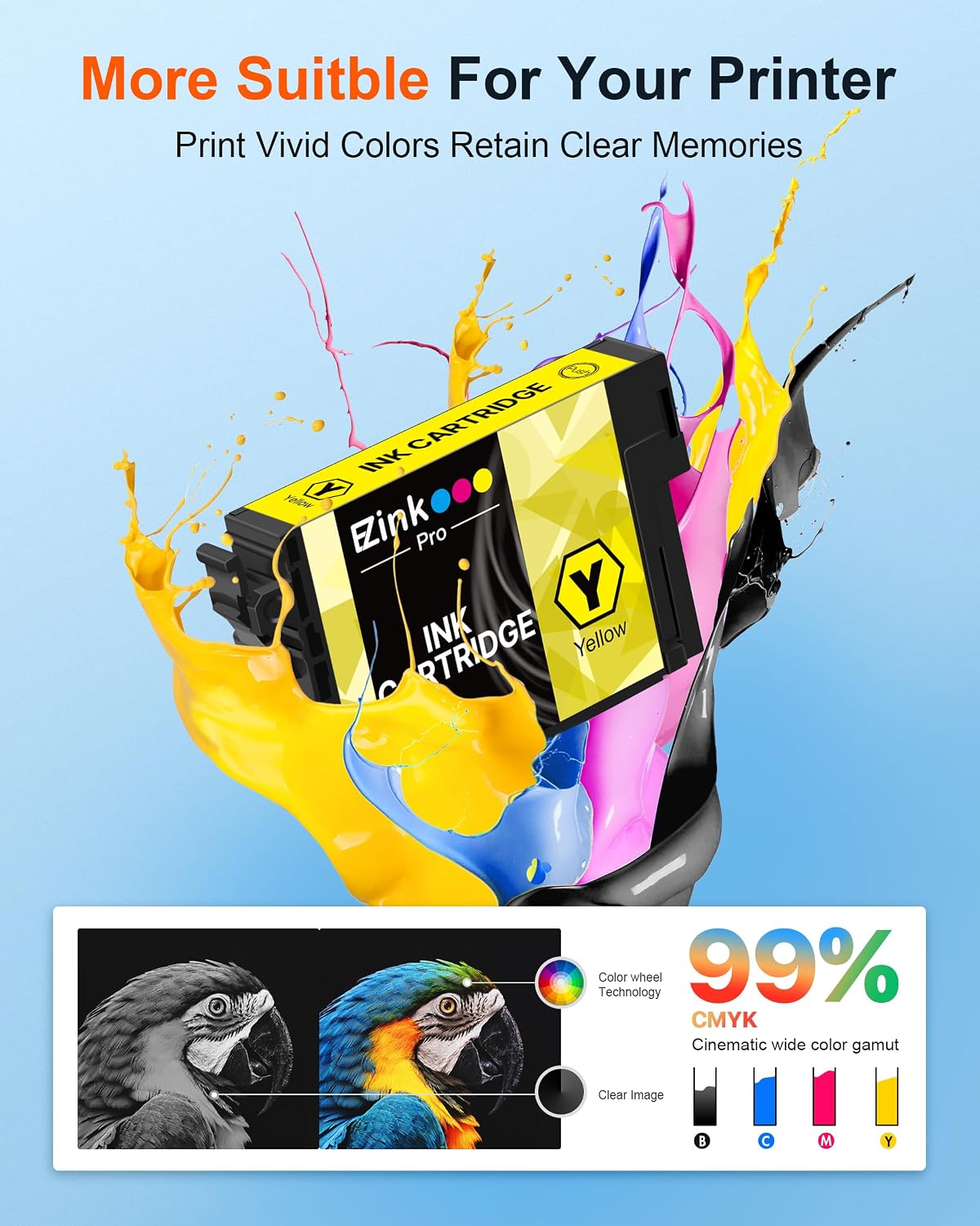 Thumbnail 3 de E-Z Ink Pro 212 Remanufactured Ink Cartridge Combo Pack, 4-Pack