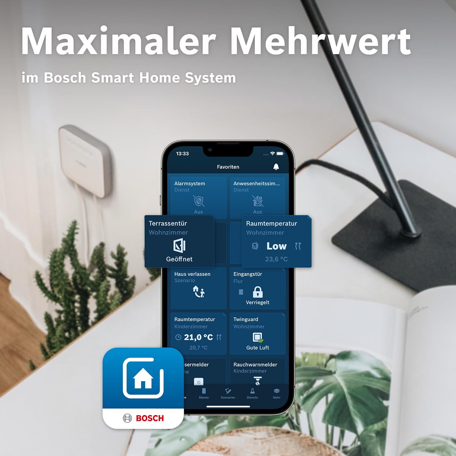 Thumbnail 6 de Bosch Smart Home Tür-/Fensterkontakt II [+M] – Smarter Sensor im 3er-Set für Bosch Smart Home & Matter