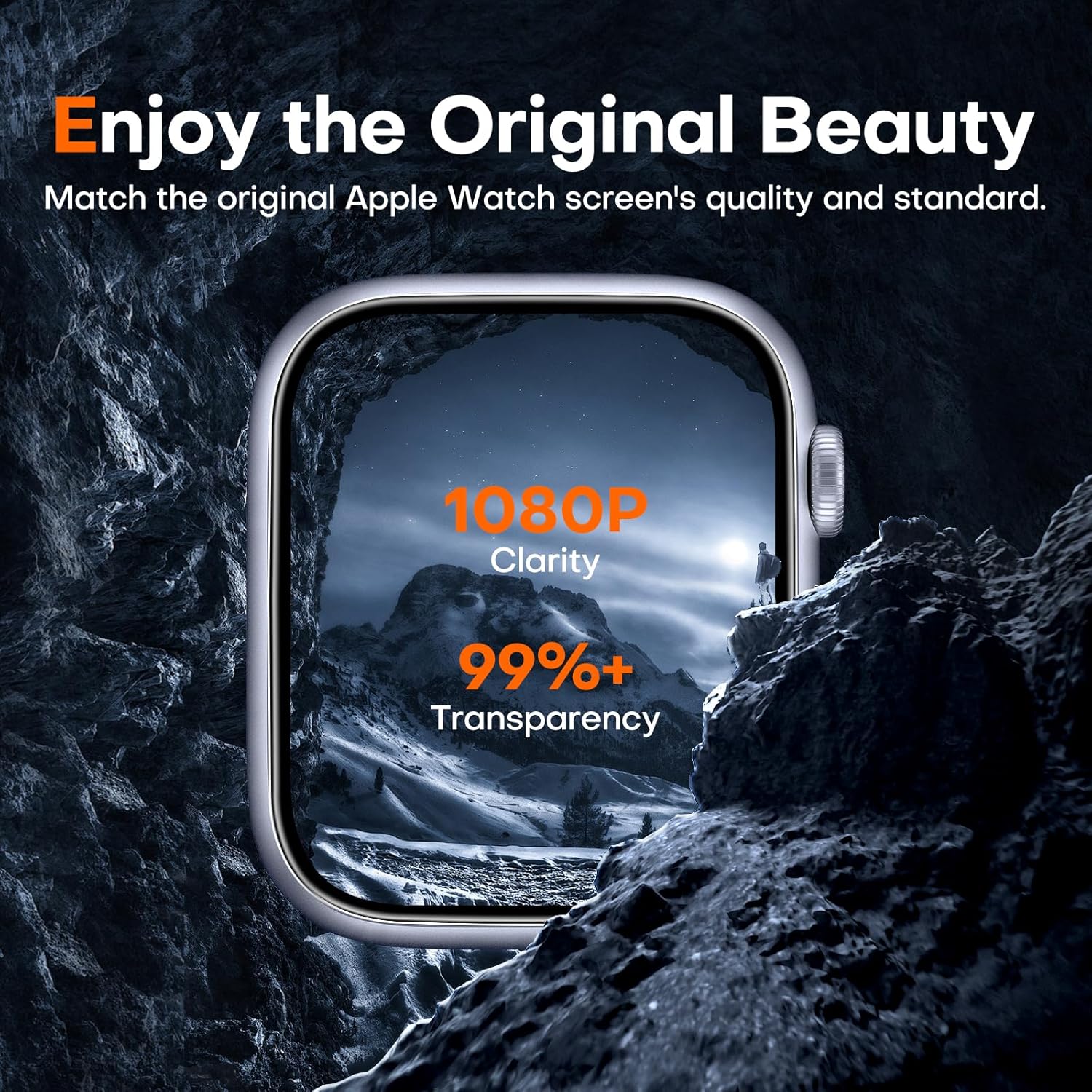 Thumbnail 3 de LϟK 6 Pack Apple Watch 44mm screen protector
