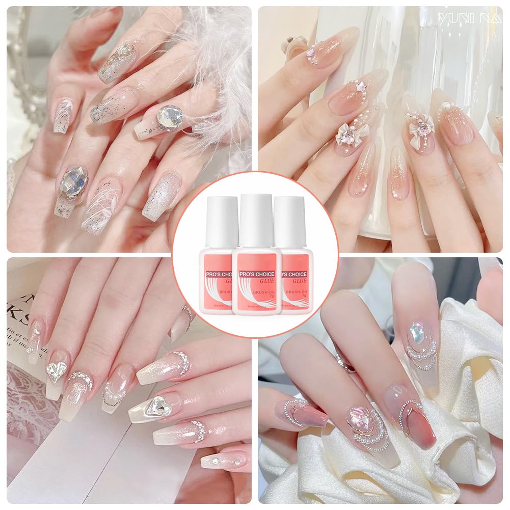 Thumbnail 5 de Pegamento para Uñas Postizas 3x7ml 💅 Reparación y Adhesivo Profesional
