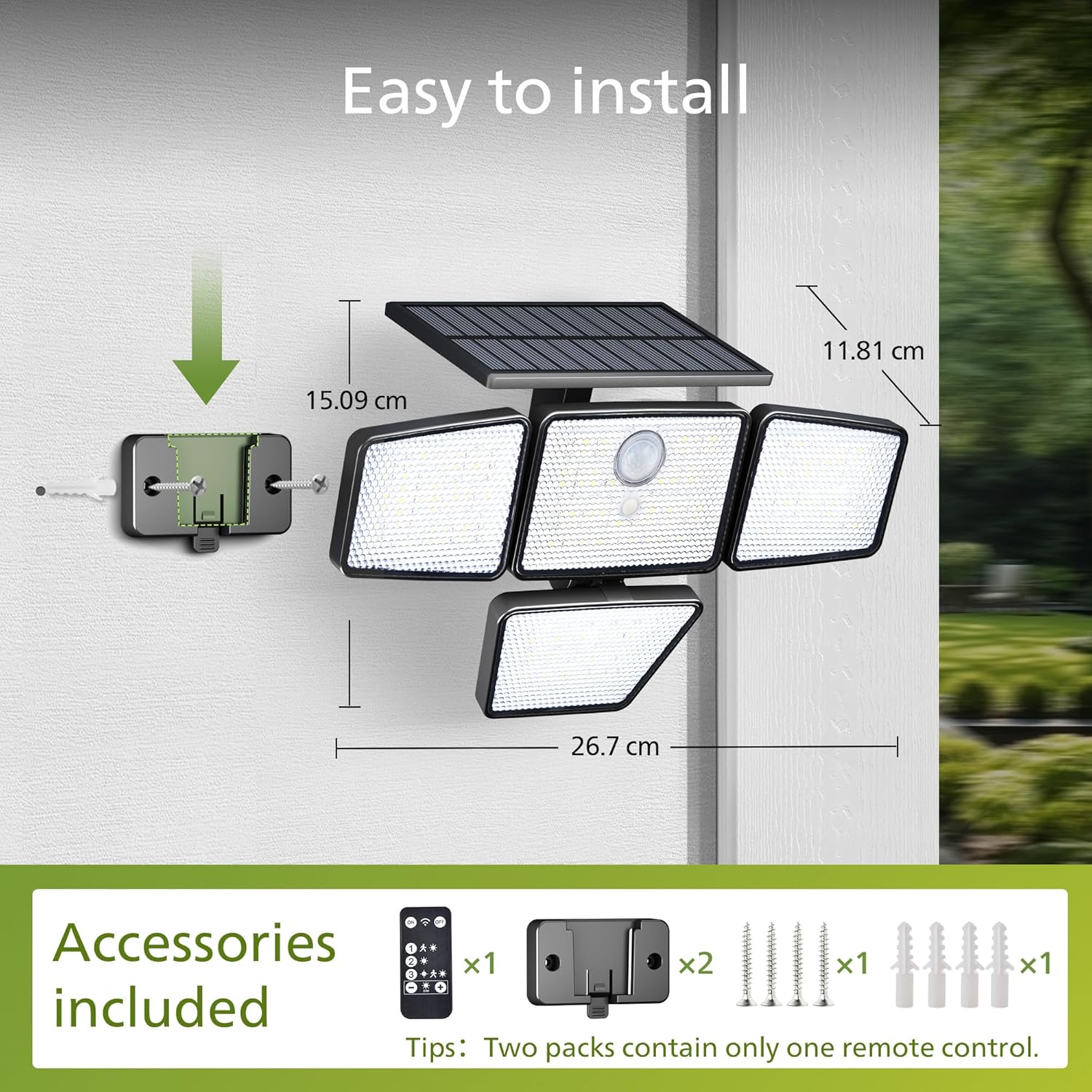 Thumbnail 2 de Philips Solar security light, 196 LED