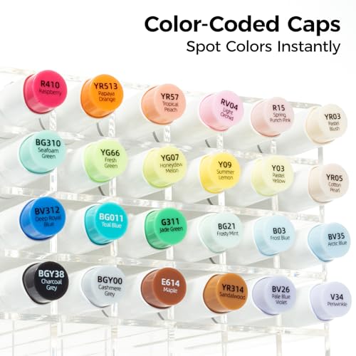 Thumbnail 8 de Ohuhu Marqueurs 24 couleurs, pinceau et burin ⚙️