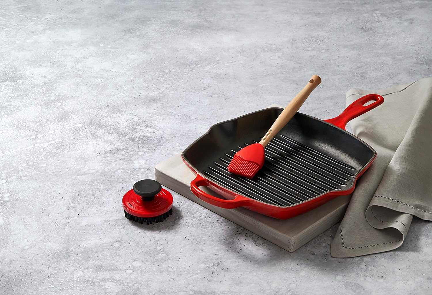 Thumbnail 2 de Le Creuset Spazzola per Grill, Plastica Ciliegia (93010200060000)