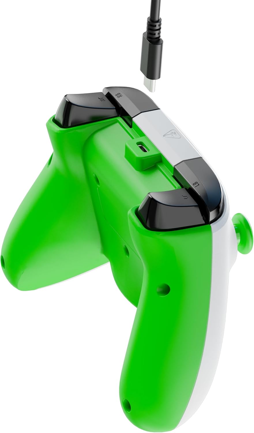 Detalle de TURTLE BEACH TBC-2002-55 Rematch Core 有線コントローラー ホワイト&グリーン