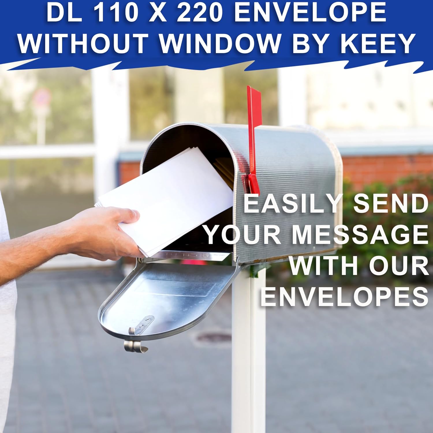 Thumbnail 4 de 100 Briefumschläge DIN Lang 110 x 220 mm ✉️