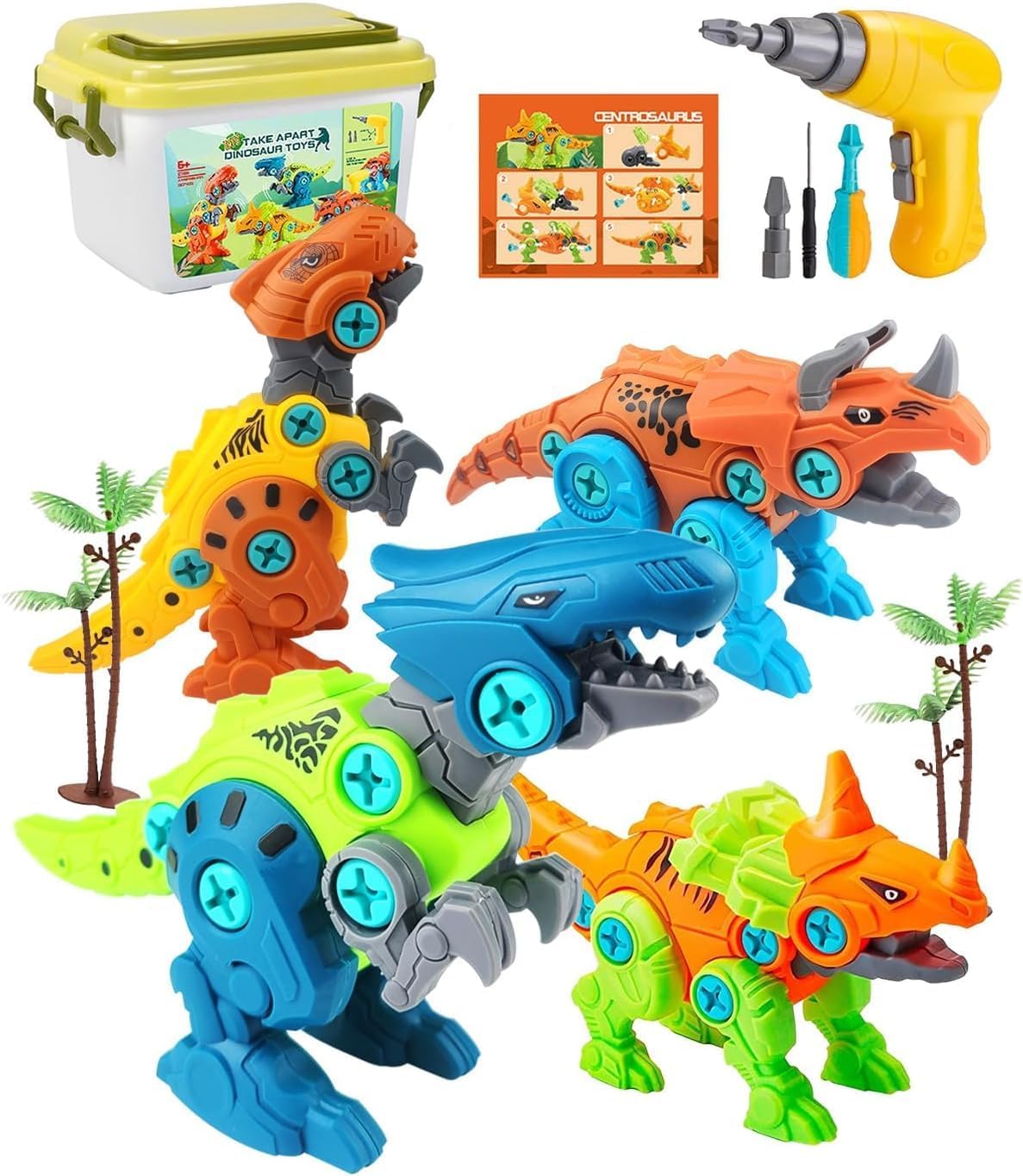 Detalle de Jovrun Dinosaur Take-Apart Kit with Drill