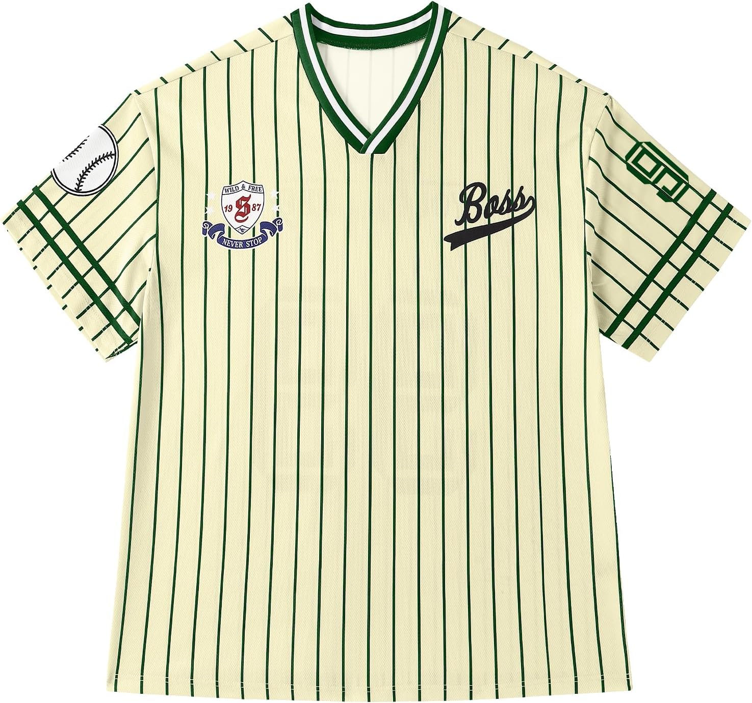 Thumbnail 6 de iWoo Jersey Shirt, V-Neck